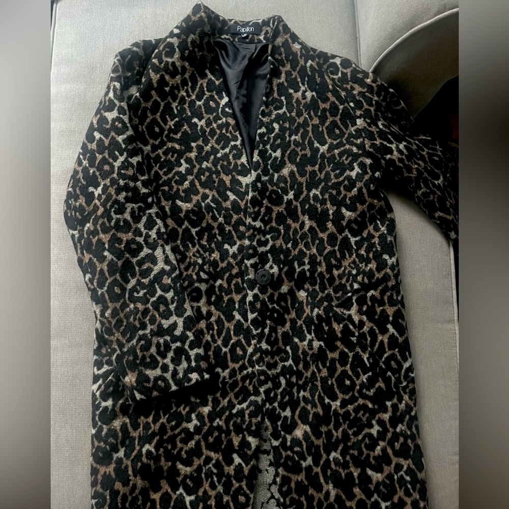 Leopard Print Women's Coat